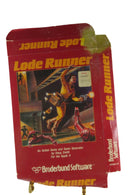 Lode Runner Package Broderbund Software for Apple 2 Empty Box c1983 — front view