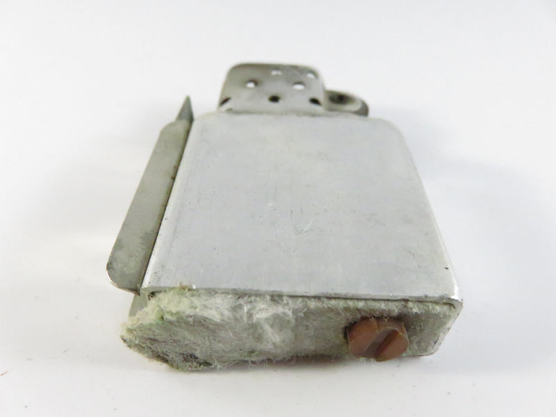 Vintage Park Chrome Flip-Top Advertising Lighter Stant Lithograph USA Promo Piece