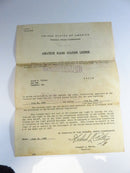 Cancelled 1933 Amateur Radio Station License FRC Facsimile Signed Herbert L Pettey product image for Just Stuff I Sell, clear front view, neutral background, original listing photo, optimized descriptive alt text, centered composition variant 2