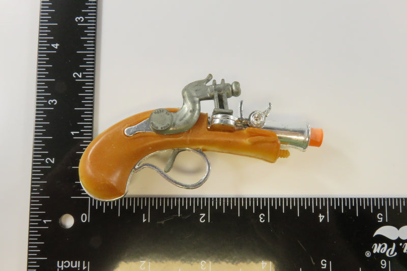 3 1/2" Musket Cap Gun Made in Hong Kong Circa 1970's Metal Plastic
