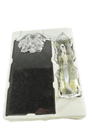 Vtg Arthur Court Cheese Charcuterie Board Tray Black Marble Grape Themed — Rarities — front view