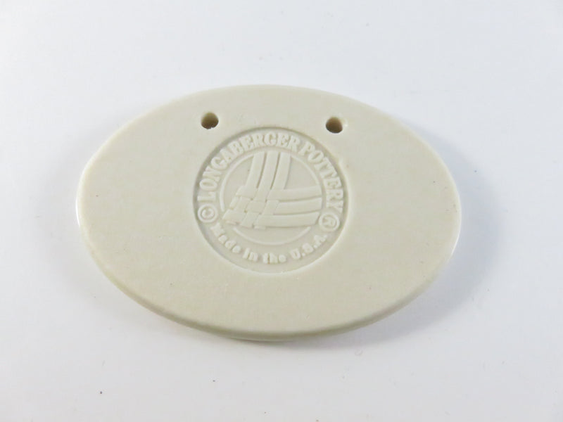 Longaberger 1994 “Happy Birthday” Ceramic Tie-On Basket Accessory Floral Design