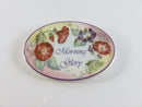 Longaberger Morning Glory Ceramic Basket Tie-On c2000