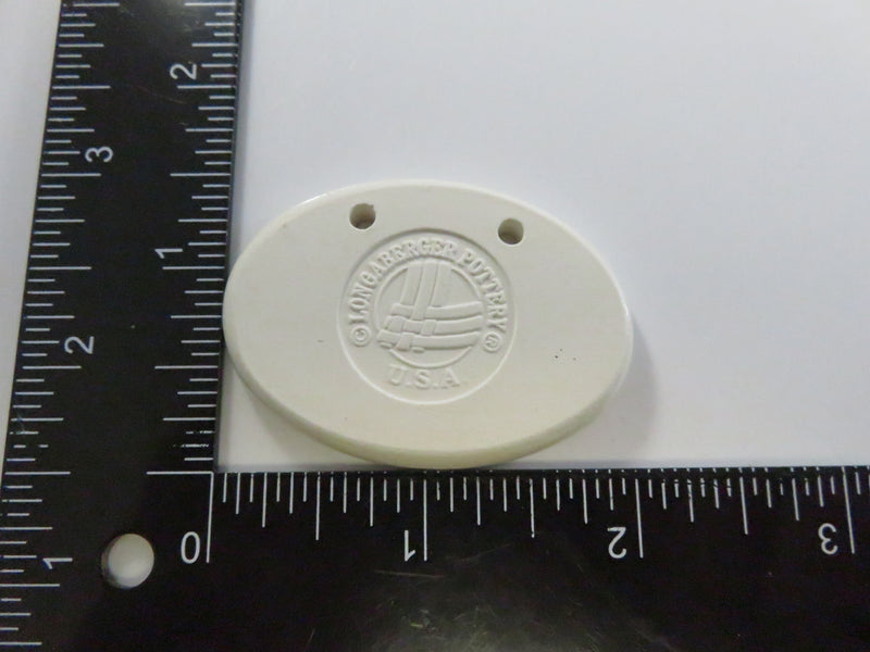 Longaberger Morning Glory Ceramic Basket Tie-On c2000