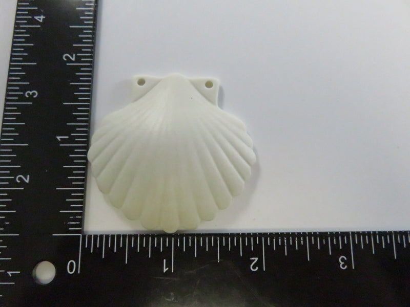 Longaberger Ceramic Sea Shell Basket Tie-On c1999 – Item 36561 – Coastal Accent