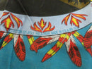 Hav-A-Hank 50% Cotton / 50% Polyester Western Print Scarf Made in USA ~21″ Square