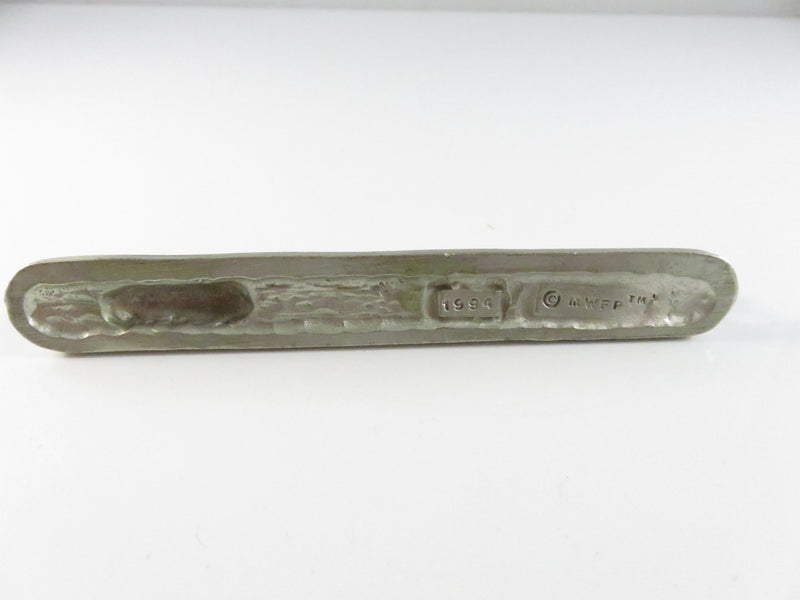 Sled Dog Team Pewter Figurine By C. Julien MWFP 1994 Vintage Collectible Sculpture