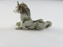 Vintage Pewter Foal Figurine Miniature Collectible Metal Sculpture