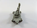 Girl Golfer Pewter Figurine On Wheeled Base By Forte Vintage Collectible Metal