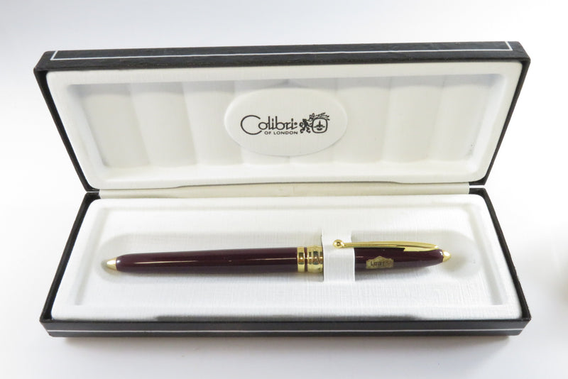 Burgundy Lowes Home Improvement Logo Pen by Colibri of London