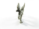 Pewter Moose Figurine Detailed Wildlife Miniature Sculpture Late 20th Century
