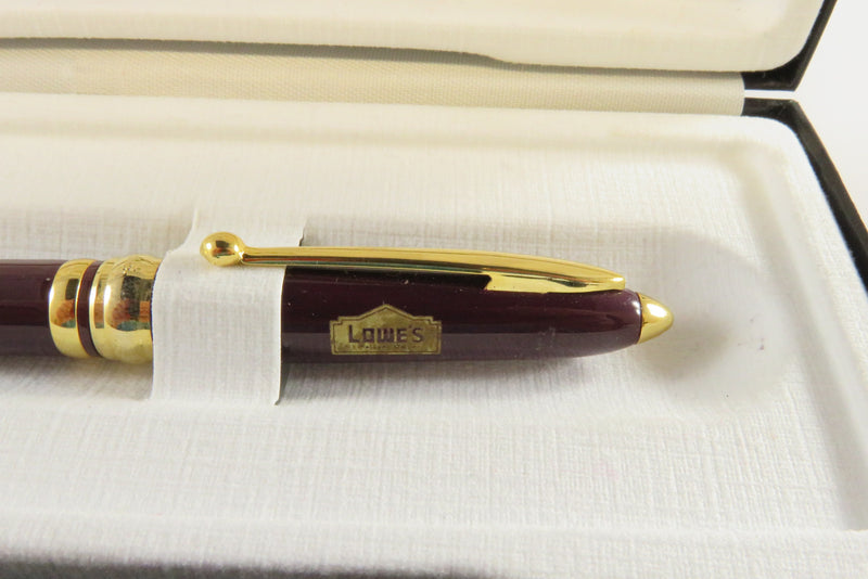 Burgundy Lowes Home Improvement Logo Pen by Colibri of London
