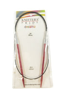 Knitters Pride Dreamz 32" US 6 Circular Knitting Needles — front view