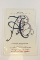 Arabesque Monogram Set 5 Embroidery Arts Mini CD 26 Designs Windows 7 — front view