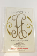 Arabesque Monogram Set 8 Embroidery Arts Mini CD 26 Designs Windows 7 — front view