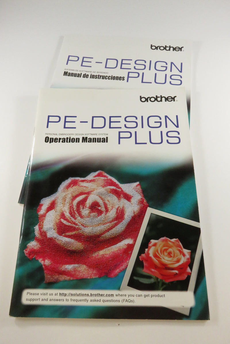 Brother PE-Design Plus Embroidery Software with PhotoStitch Windows 7