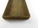 Vintage Primitive Handmade Dovetailed Wooden Utility Tray for Hardware & Tools