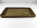 Vintage Primitive Handmade Dovetailed Wooden Utility Tray for Hardware & Tools