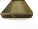 Vintage Primitive Handmade Dovetailed Wooden Utility Tray for Hardware & Tools