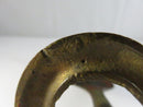 Serpent Brass Candlestick Holders Mid Century Indian Naga Form Lac Work Pair