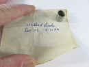 Vintage USFWS Bird Band 927-74912 Aluminum Mallard Drake Tag With 1971 Hunt Notes Wildlife Service Collectible