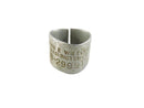 Vintage USFWS Bird Band 508-29991 Aluminum Goose Tracking Tag Early 1970s Wildlife Service Collectible