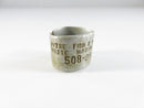Vintage USFWS Bird Band 508-29991 Aluminum Goose Tracking Tag Early 1970s Wildlife Service Collectible