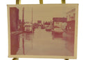 cJuly 1973 Street View Photo of Flooded Downtown Street 4 1/2 x 3 1/2 — front view