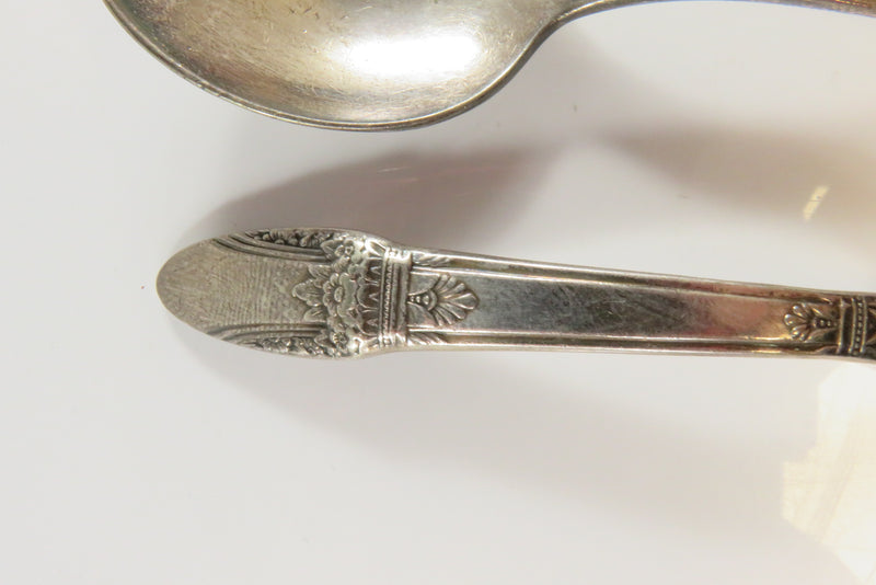 1847 Rogers Bros. 1937 First Love Pattern Infant Fork & Spoon Set