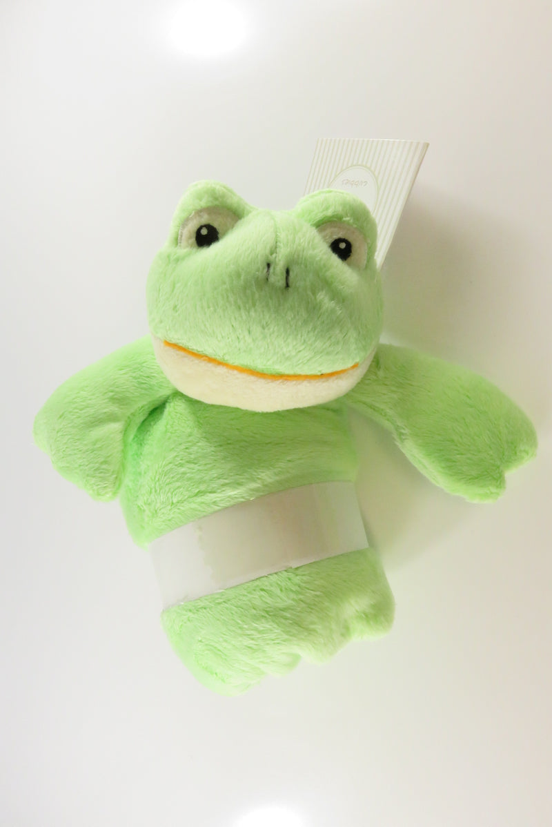 Froggie Woggie Green Frog Security Blanket for Babies by Cubbies