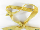 Vintage 1960s Girl Scout Junior Yellow Uniform Tie with GS Trefoil Emblems