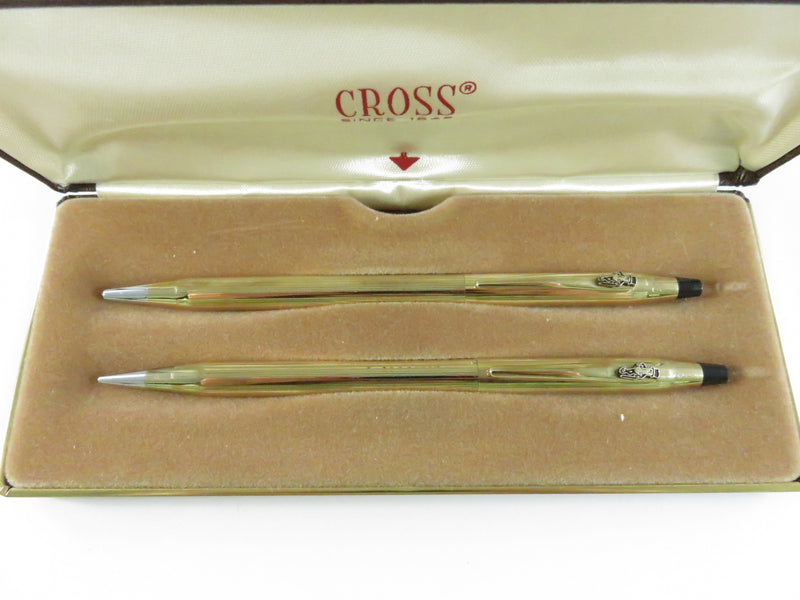 Cross Classic Century 10K Gold-Filled Pen & Pencil Set with Mr. Peanut