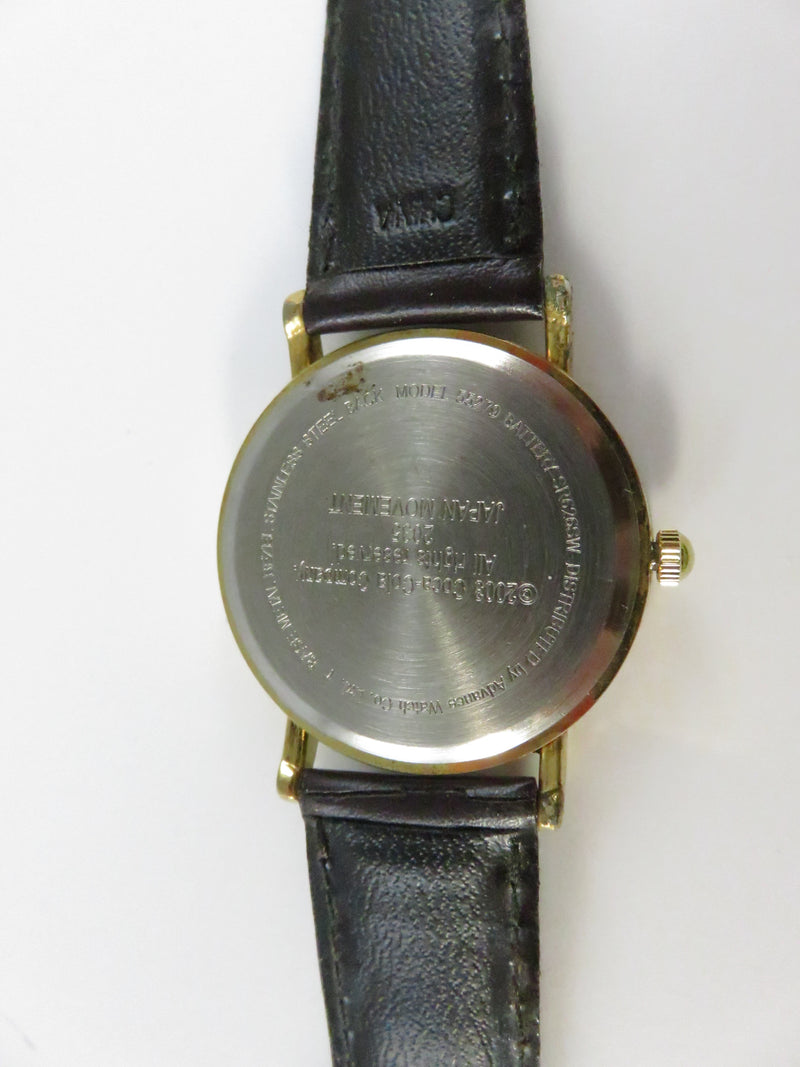 Coca-Cola Polar Bears Quartz Wrist Watch 32.7mm Gold Tone Case Japan Movement 55279