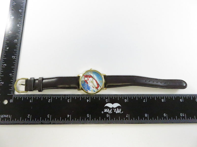 Coca-Cola Polar Bears Quartz Wrist Watch 32.7mm Gold Tone Case Japan Movement 55279