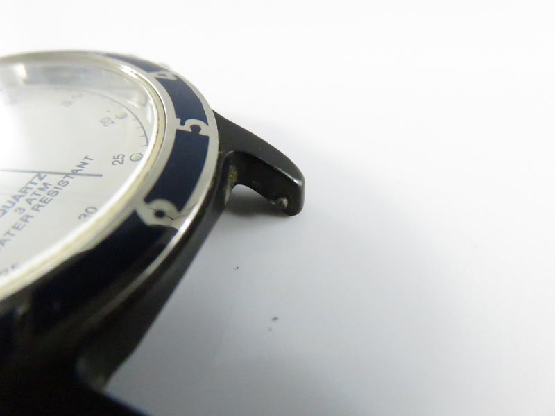 Pepsi Quartz Wrist Watch Head | Shiojiri Y121E Japan Movement | Running Watch | For Repair or Parts