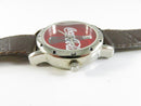 Coca-Cola Bottle Logo Quartz Wrist Watch 32.8mm Chrome Case Japan Movement 2002