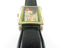 Vintage Coca-Cola Advertising Tank Watch With Retro Pin-Up Dial, Quartz Movement