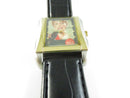 Vintage Coca-Cola Advertising Tank Watch With Retro Pin-Up Dial, Quartz Movement