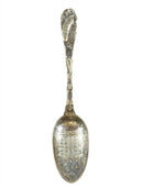 Heinz 57 Pickle Home Office Pittsburgh PA 4 1/2" Silver Plate Collector Spoon — Silver — front view