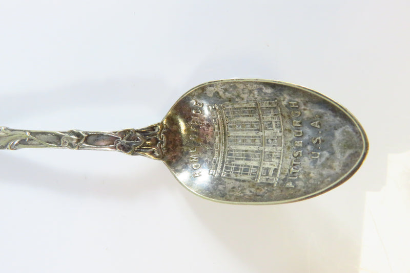 Heinz 57 Pickle Home Office Pittsburgh PA 4 1/2" Silver Plate Collector Spoon