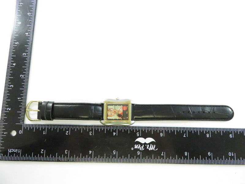 Vintage Coca-Cola Advertising Tank Watch With Retro Pin-Up Dial, Quartz Movement