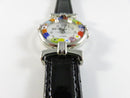 Venice Art & Glass Women’s Murano-Style Millefiori Crystal Quartz Watch 26.5mm Case