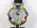 Venice Art & Glass Women’s Murano-Style Millefiori Crystal Quartz Watch 26.5mm Case