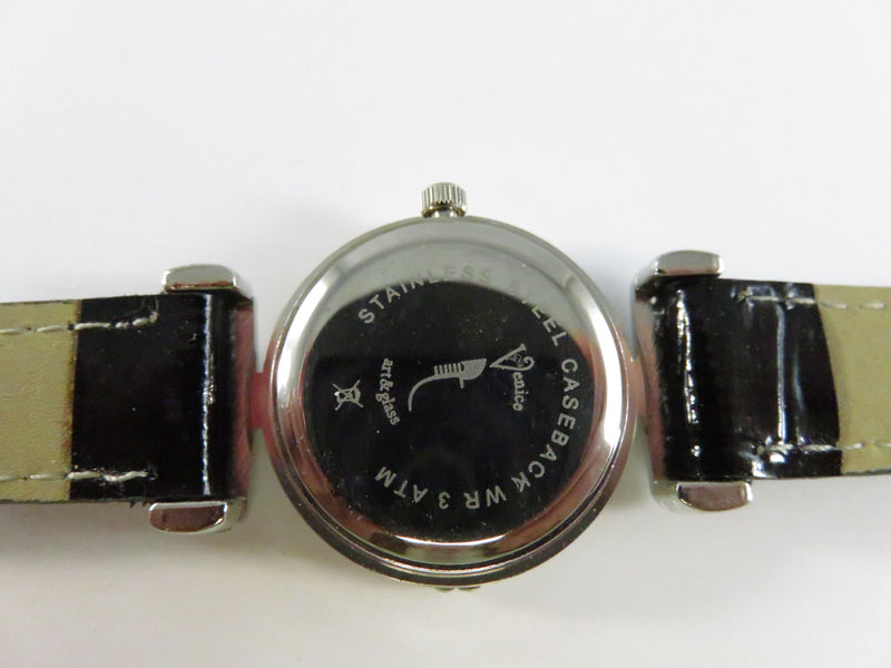 Venice Art & Glass Women’s Murano-Style Millefiori Crystal Quartz Watch 26.5mm Case