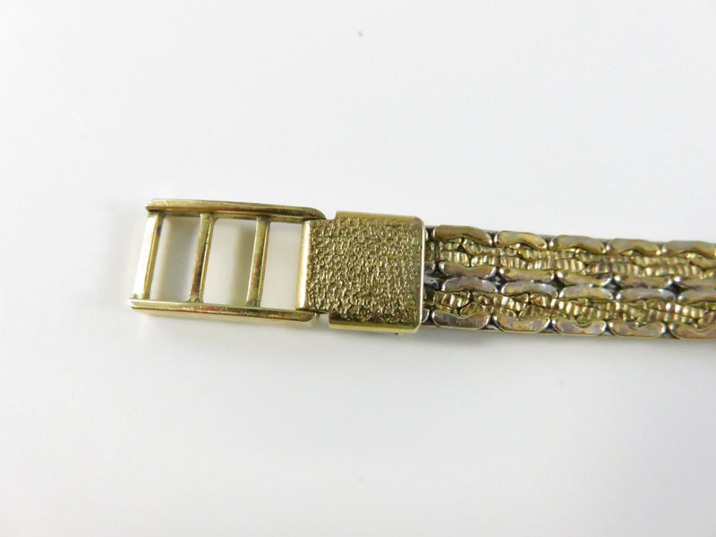 Hamilton 8858 Women’s Gold Tone Quartz Watch For Parts or Repair 6.6in Length