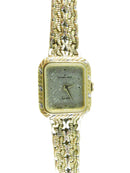 Hamilton 8858 Women’s Gold Tone Quartz Watch For Parts or Repair 6.6in Length