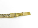 Hamilton 8858 Women’s Gold Tone Quartz Watch For Parts or Repair 6.6in Length