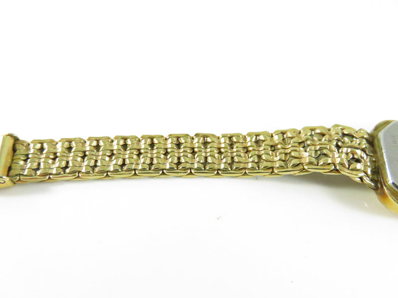 Hamilton 8858 Women’s Gold Tone Quartz Watch For Parts or Repair 6.6in Length