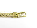Hamilton 8858 Women’s Gold Tone Quartz Watch For Parts or Repair 6.6in Length