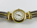 Caravelle by Bulova Women’s Quartz Watch Gold Tone With Twisted Cable Band 7in Wrist